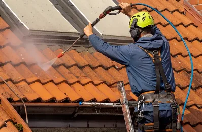 Démoussage et hydrofuge de toiture à Prunières